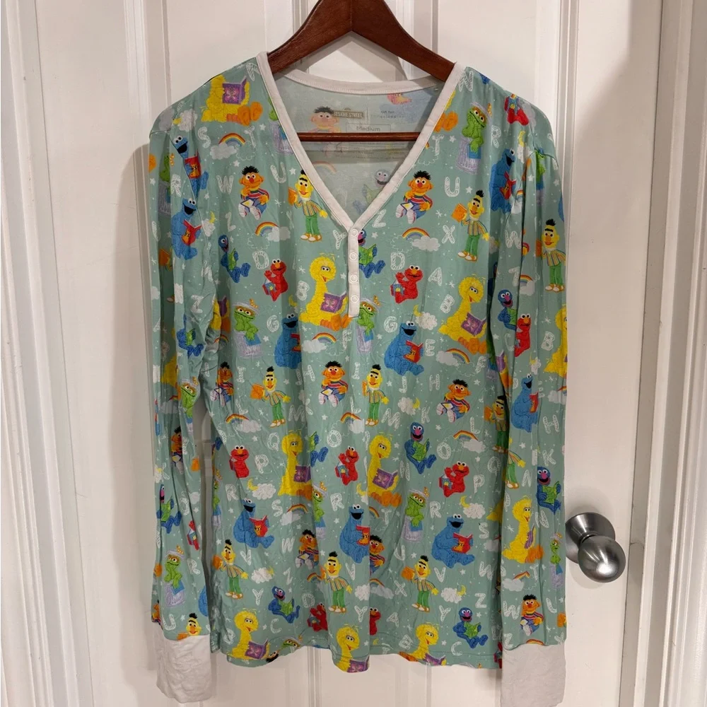 Little Sleepies Sesame Street Pajama Shirt - Picture 1 of 4